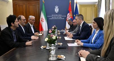 Meeting of the Ambassador of the Islamic Republic of Iran with the Minister of Foreign Affairs of Serbia